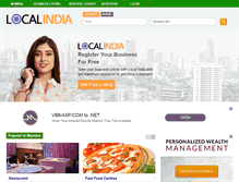 Tablet Screenshot of localindia.com